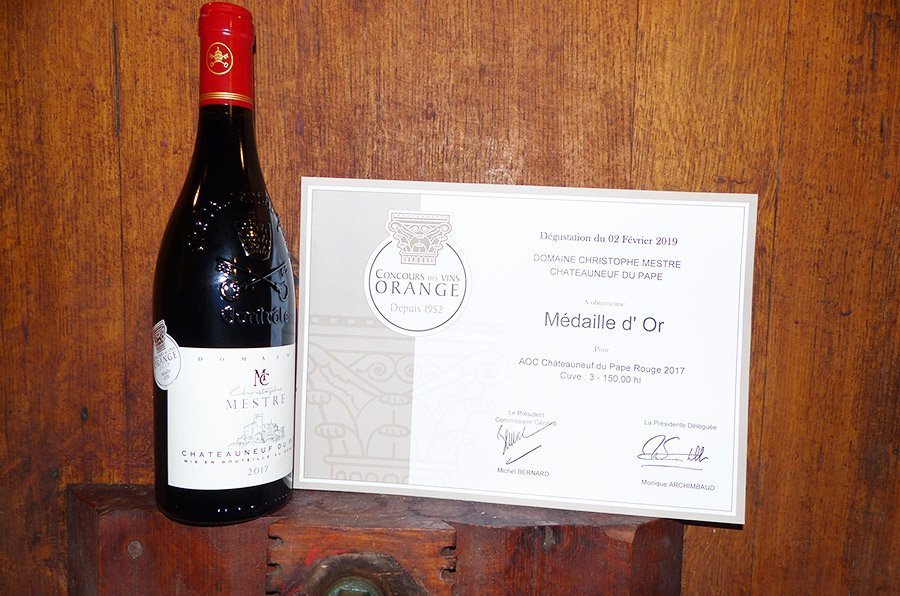 Read more about the article Gold medal with the 2017 Domaine Mestre